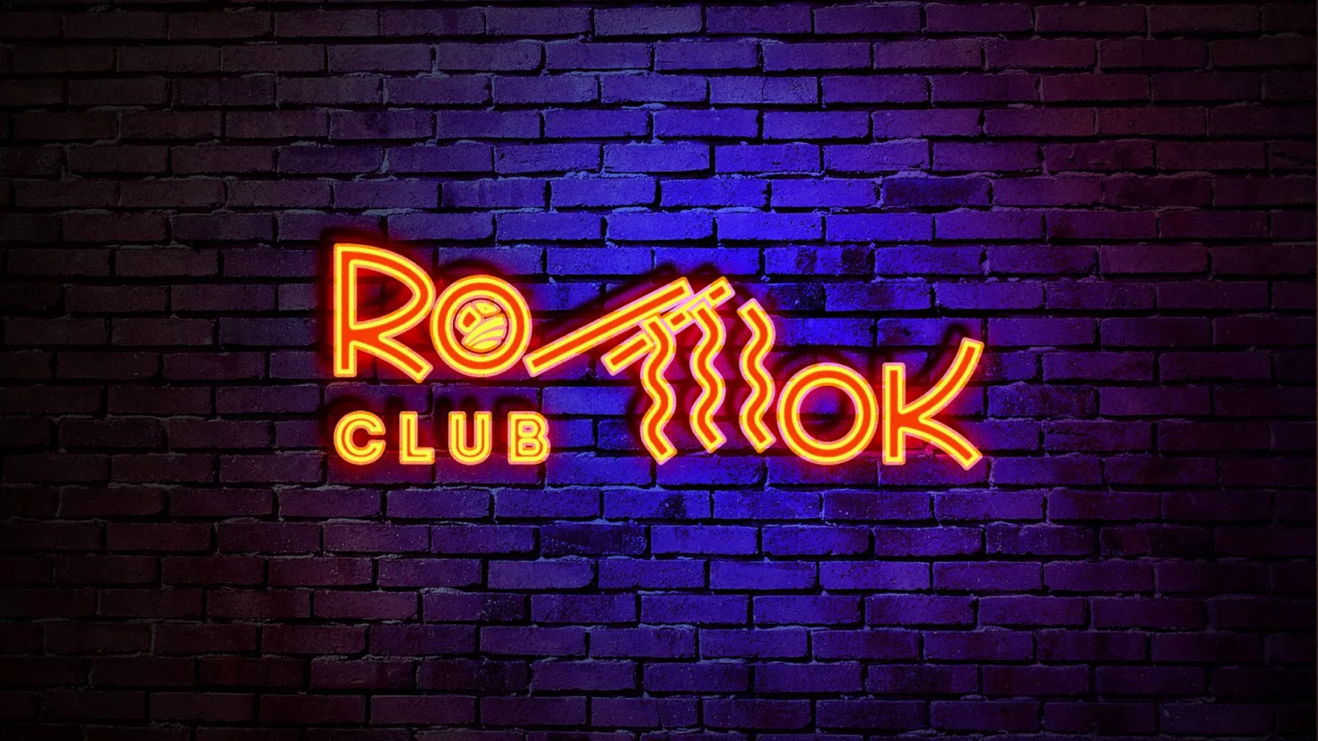 Разработка интерьерной вывески суши-бара «Roll Wok Club» в Сельцо