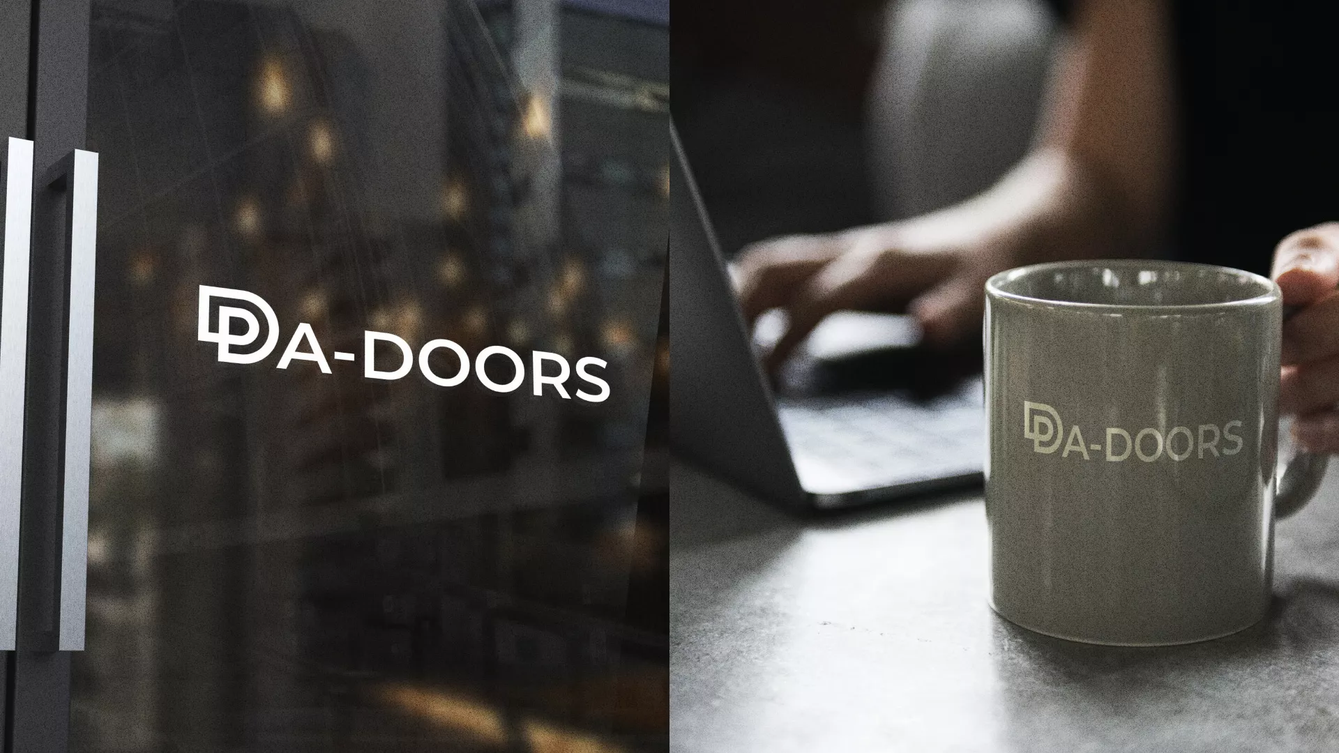 Создание логотипа компании «DA-DOORS» в Сельцо